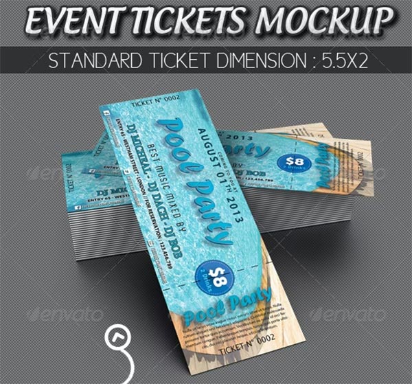 Event Tickets Mockup