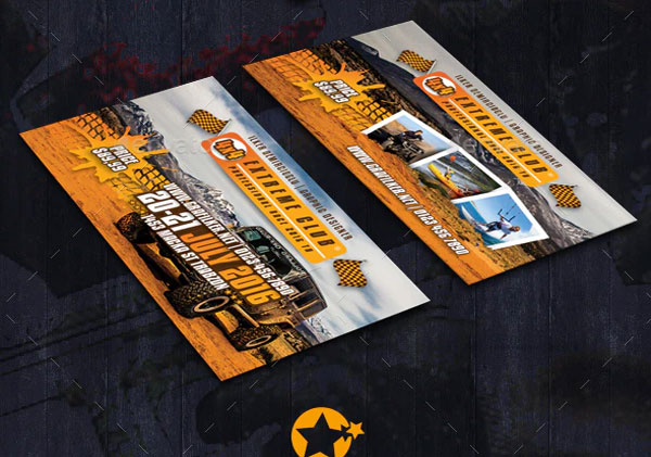 Extreme Sport Business Card Templates
