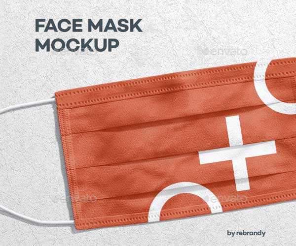 Face Mask Mockup Design