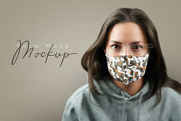 Face Mask Mockup