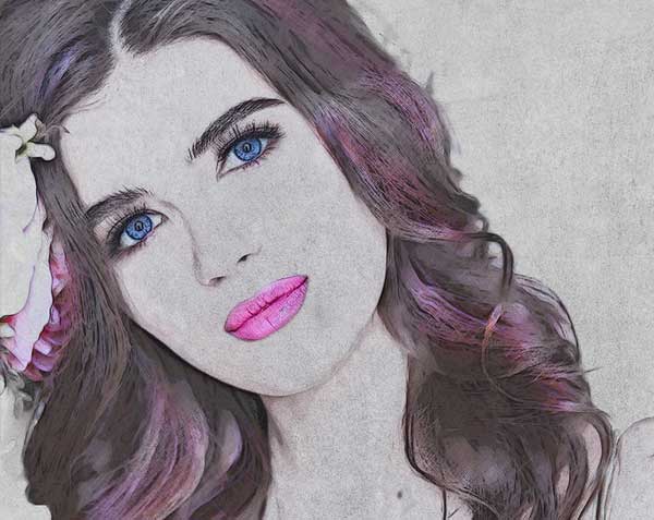 Face Sketch Photoshop Actions