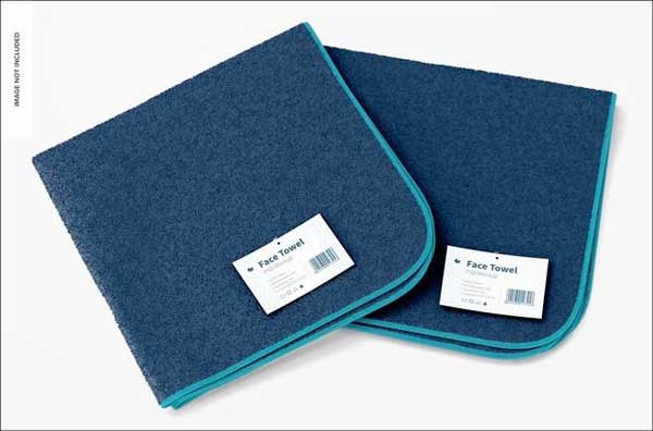 Face Towels Mockup Free Psd