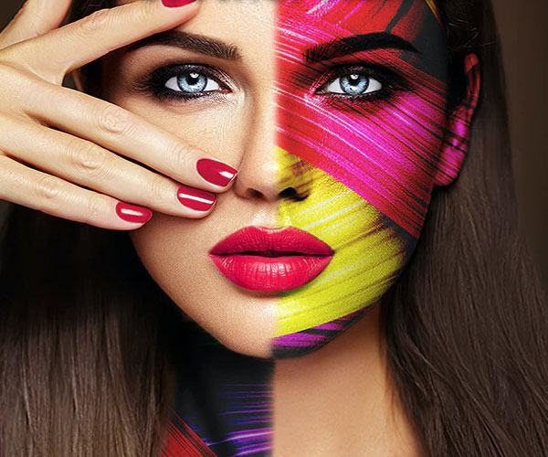 Face and Body Paint Photoshop Action