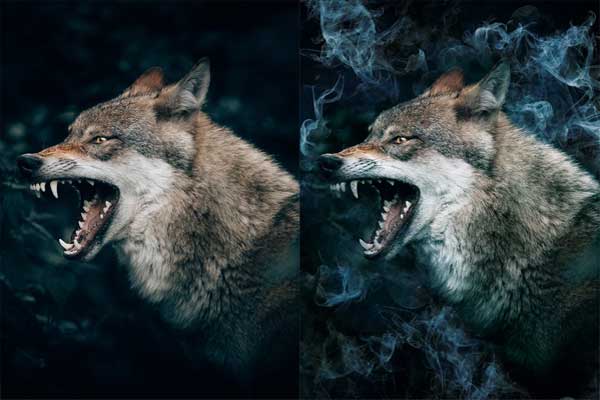 Faded Smoke Photoshop Action Template