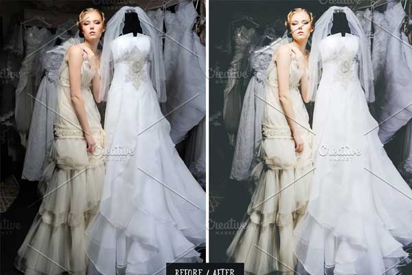 Faded Wedding Photoshop Actions