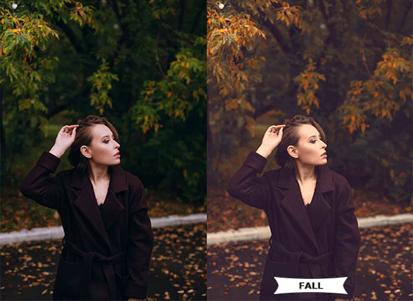Fall Reddish Photoshop Action
