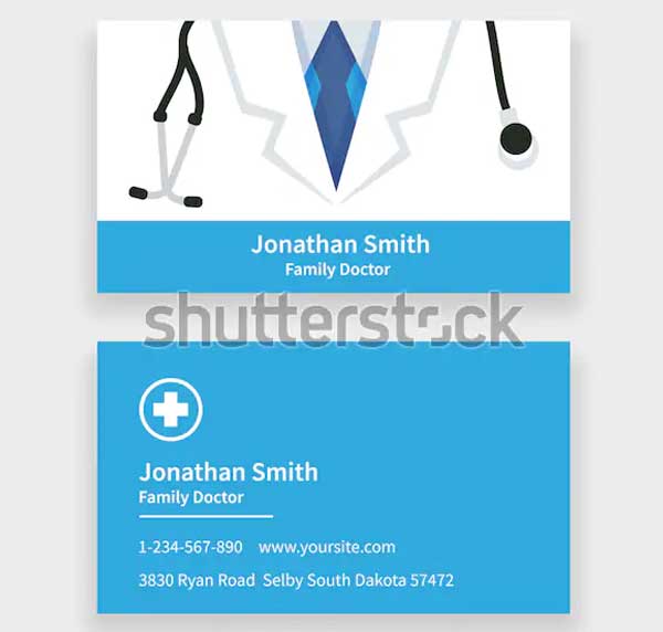 Family Doctor Business Card Template
