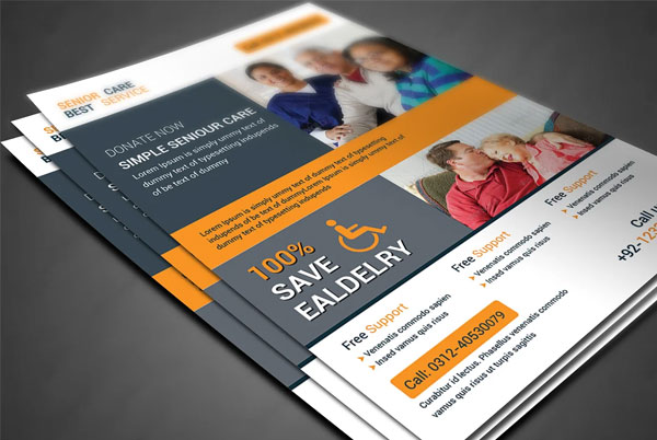 Family Senior Care Flyer Templates
