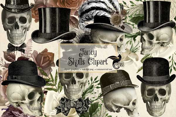 Fancy Skull Photoshop Action