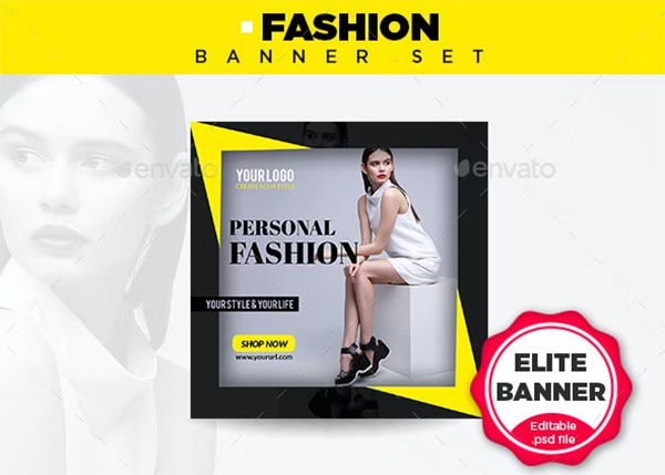 Fashion Banner Photoshop Template