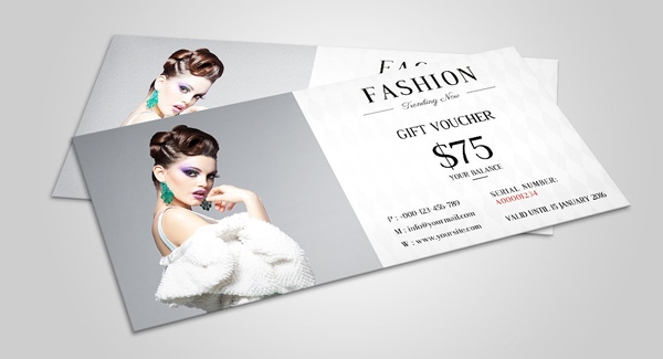 Fashion Gift Voucher Template