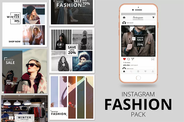 Fashion Instagram Banner Pack