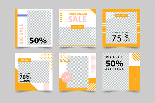 Fashion Sale Social Media PSD Banner Collection