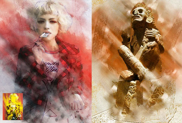 Fashion Sketch Art Photoshop Action