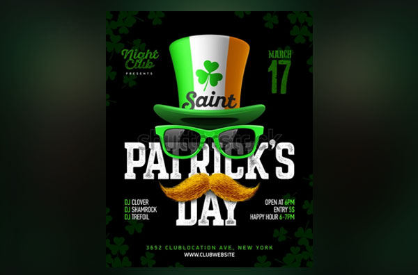 Feast of Saint Patrick Party Flyer