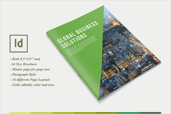 Financial Services Company Brochure Printable Template