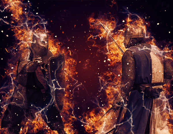 Fire Explosion Photoshop Action