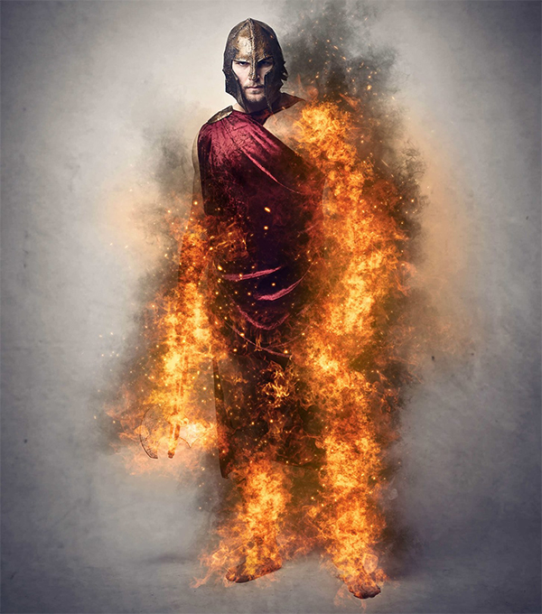 Fire Photoshop Action