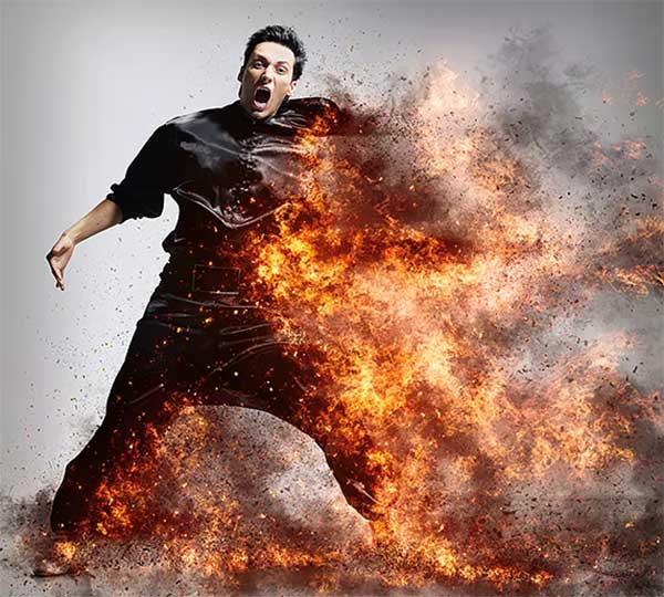 Fire Storm Photoshop Action