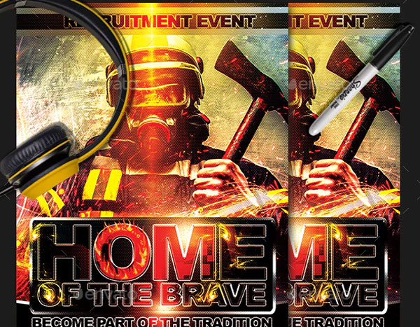 FireFighter Recruitment Flyer