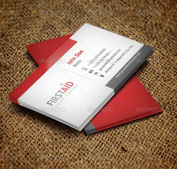 First Aid Business Card Templates