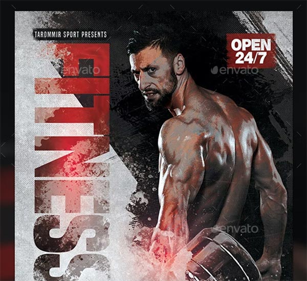 Fitness Flyer Design PSD