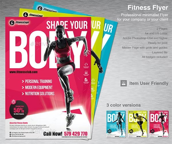 Fitness Flyer Design