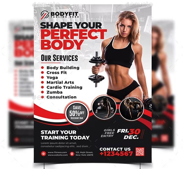 Fitness Flyer Template