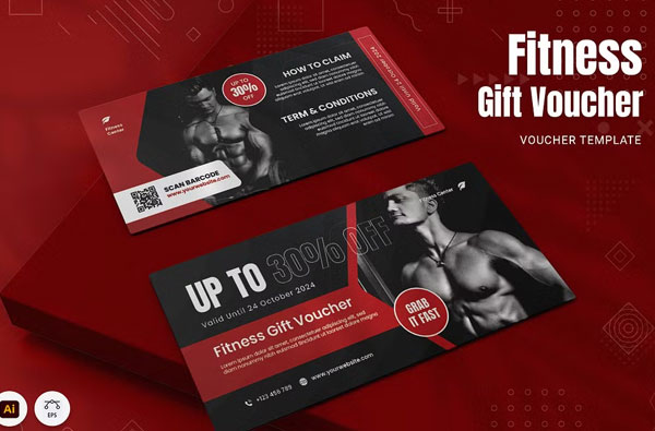 Fitness Gym Mockup Template Download