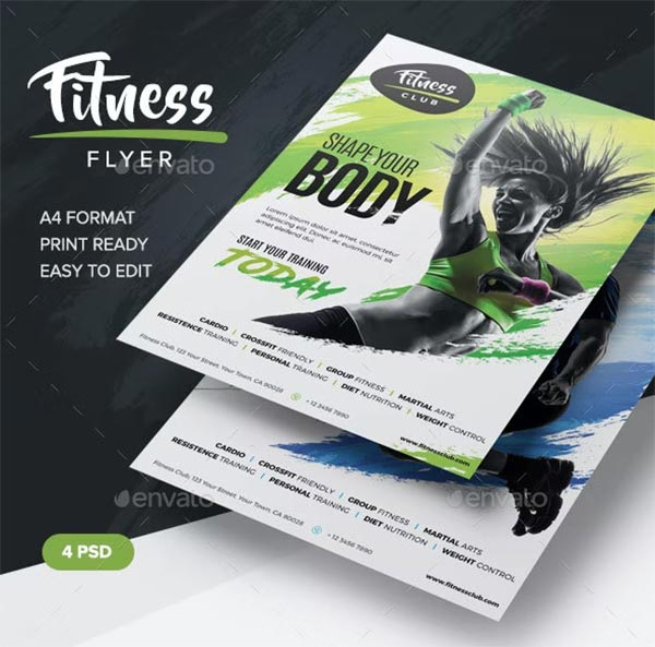 Fitness Photoshop Flyer