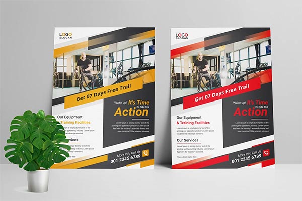 Fitness Training Center Flyer