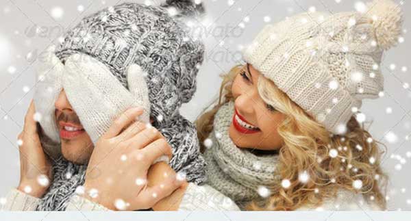 Flat Holiday E-newsletter Template