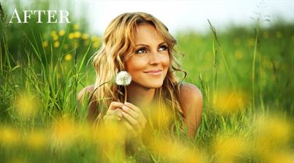 Flowery Spring Photo Overlays Set