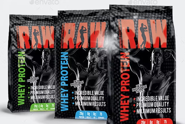 Foil Bag Packaging Mockup