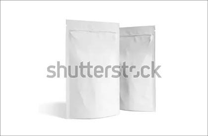 Foil Pouch Bag Mock up