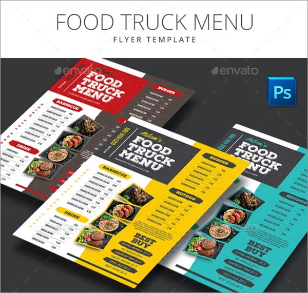 Food Truck Menu Template