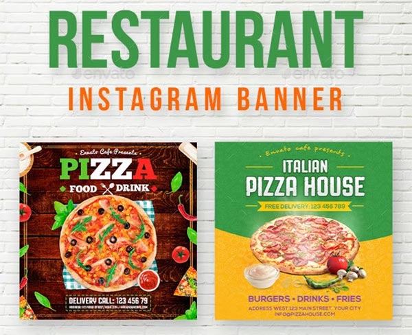 Food & Restaurant Instagram Banners