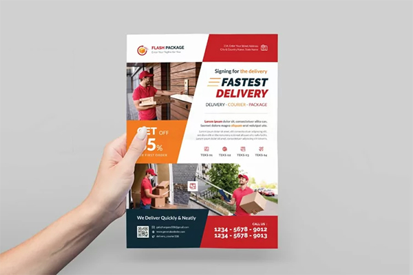 Food Delivery Flyer Design
