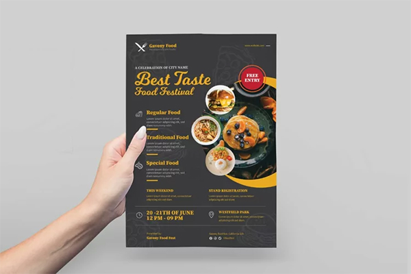 Food Festival Flyer Designs