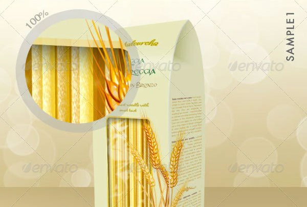 Food Packaging Design Mock-Up