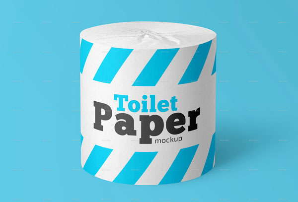 Food Paper Roll Mockup Set