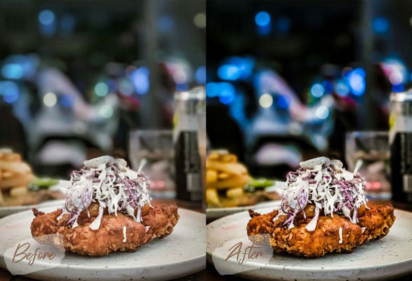 Food Photography Photoshop Actions Template