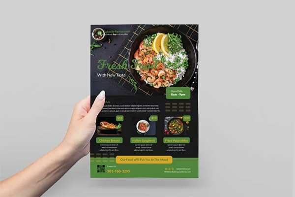 Food Restaurant Flyer Design