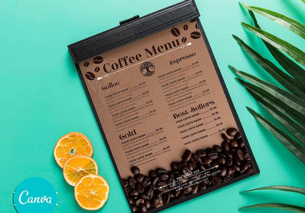 Food Truck Coffee Menu Template