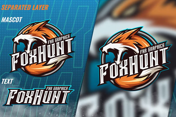 Fox hunt - ESport & Mascot Logo