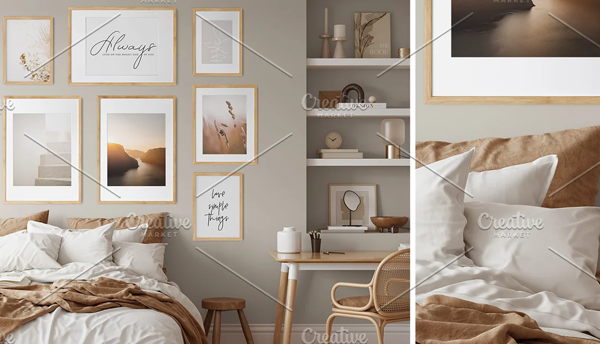 Frame & Wall Mockup Bundle
