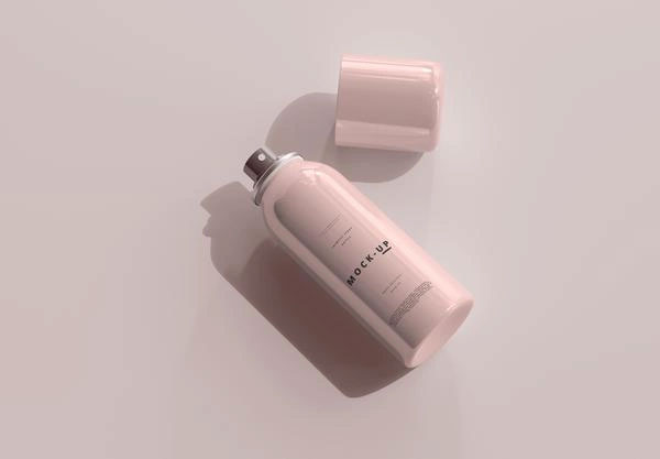 Free Deodorant Spray Mockup Template