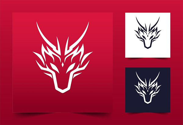Free Free Dragon Logo Template