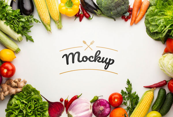 Free Kitchen PSD Food Mock-up
