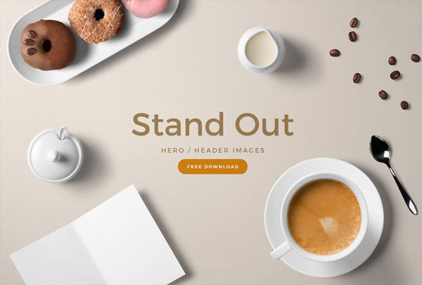 Free Kitchen Ready Header Mockup